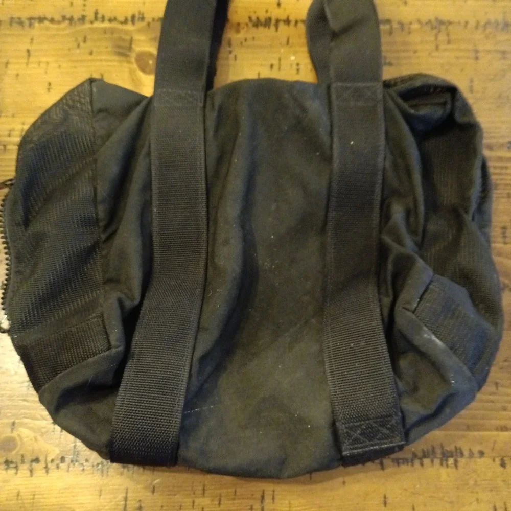 Red Oxx Black Nylon Duffle Bag 16x14 Made in USA Tactical Gear Tote Carry on s12
